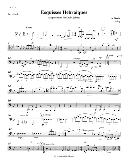 Free Sheet Music Hebrew Sketches