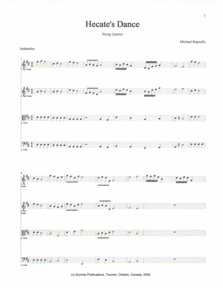 Hecates Dance Sheet Music