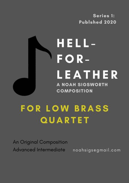Hell For Leather Low Brass Quartet Sheet Music