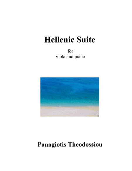 Hellenic Suite For Viola And Piano Sheet Music