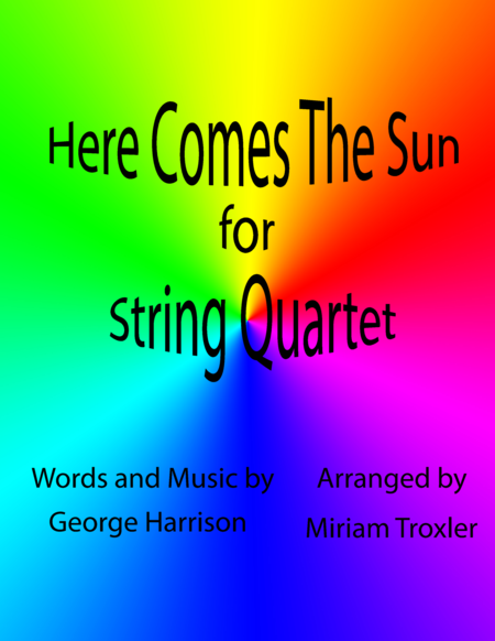 Here Comes The Sun For String Quartet Sheet Music