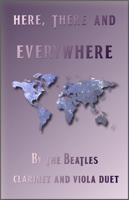 Here There And Everywhere By The Beatles For Clarinet And Viola Duet Sheet Music