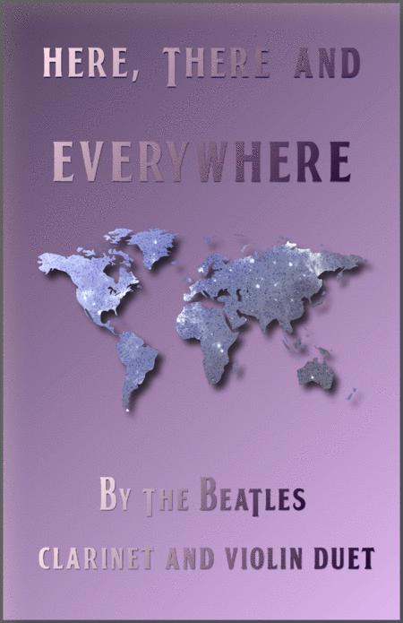 Here There And Everywhere By The Beatles For Clarinet And Violin Duet Sheet Music