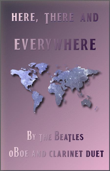 Here There And Everywhere By The Beatles For Oboe And Clarinet Duet Sheet Music