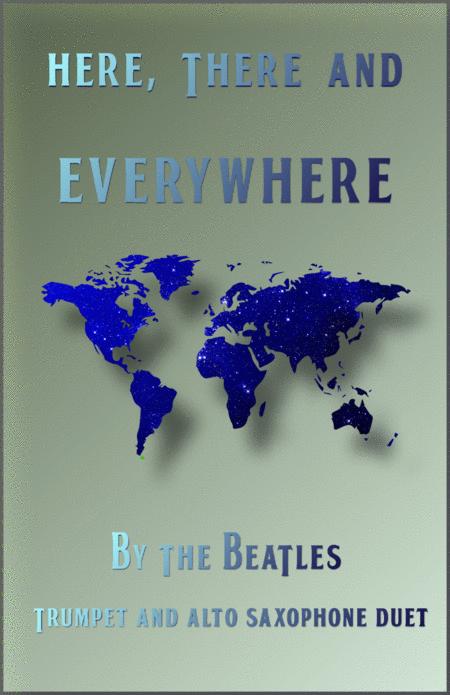 Here There And Everywhere By The Beatles For Trumpet And Alto Saxophone Duet Sheet Music