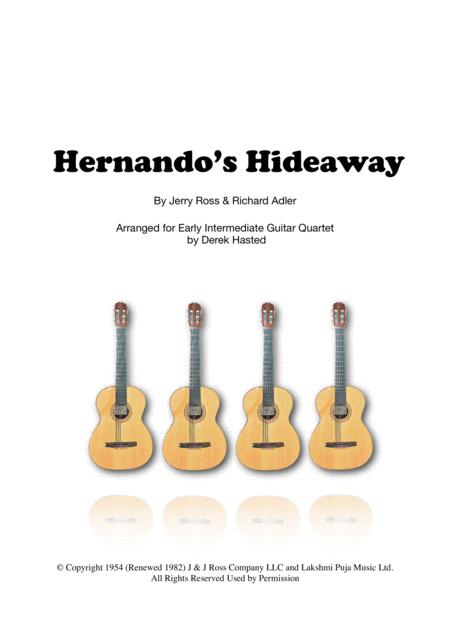 Free Sheet Music Hernandos Hideaway 4 Guitars