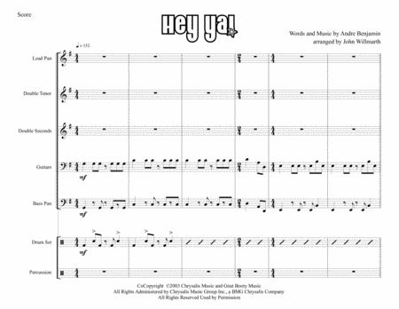 Free Sheet Music Hey Ya For Steel Band