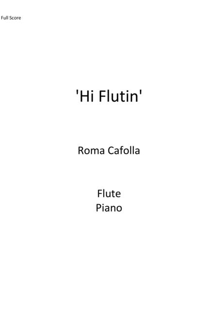 Free Sheet Music Hi Flutin