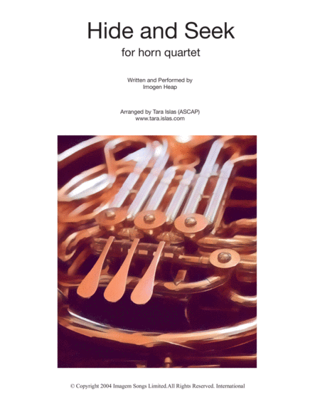 Hide And Seek For Horn Quartet Sheet Music