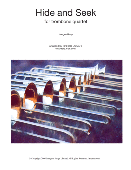 Hide And Seek For Trombone Quartet Sheet Music