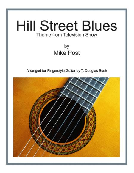 Free Sheet Music Hill Street Blues Theme Arranged For Fingerstyle Guitar