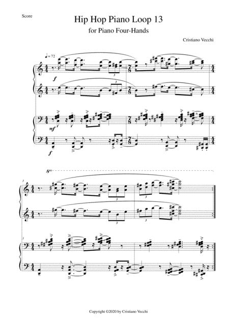 Hip Hop Piano Loop 13 Sheet Music