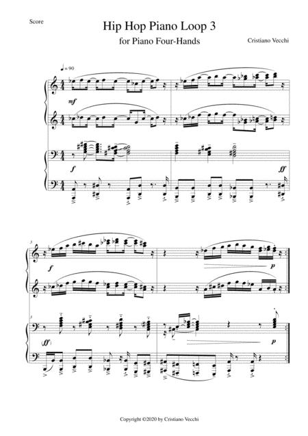 Hip Hop Piano Loop 3 Sheet Music