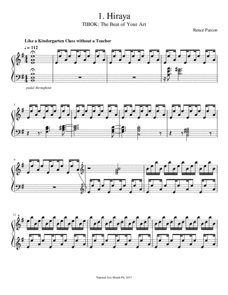 Hiraya Imagination Sheet Music