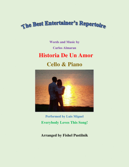 Historia De Un Amor For Cello And Piano Jazz Pop Version Video Sheet Music