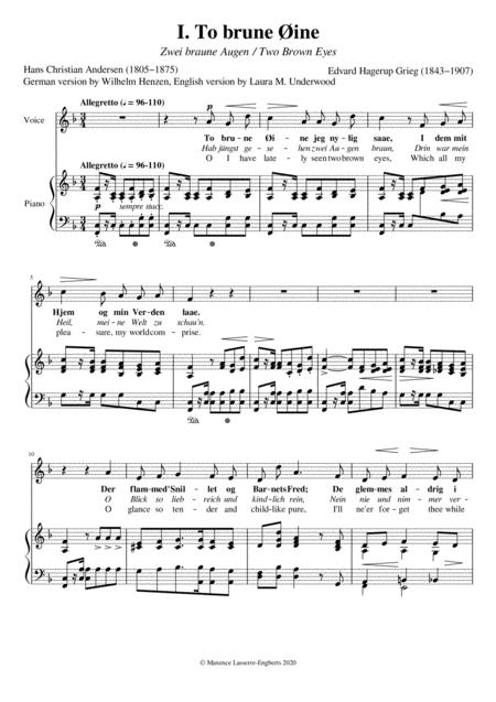 Free Sheet Music Hjertets Melodier Melodies Of The Heart Low Voice