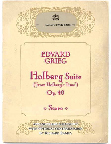 Holberg Suite Sheet Music