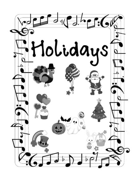 Free Sheet Music Holiday Songs For Kids Solo And Piano
