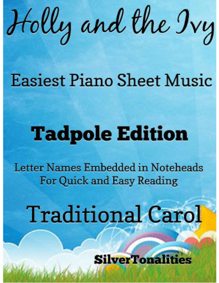Free Sheet Music Holly And The Ivy Easiest Piano Sheet Music Tadpole Edition