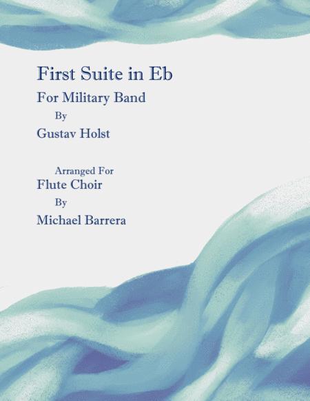 Free Sheet Music Holst First Suite In Eb Flute Choir