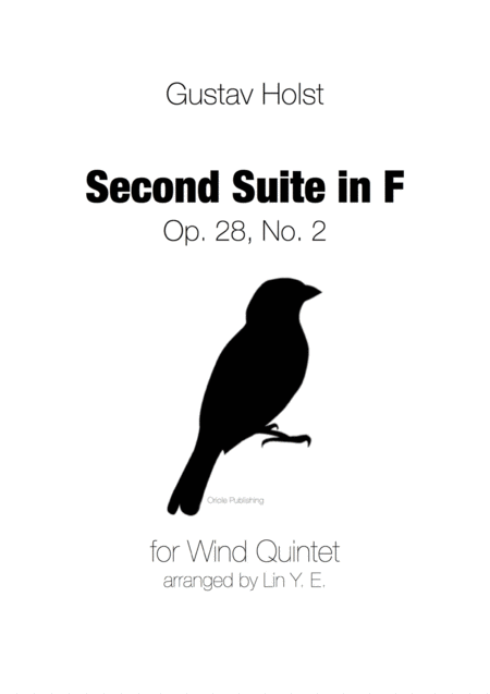 Holst Second Suite In F For Military Band 1 March Arr For Wind Quintet Sheet Music