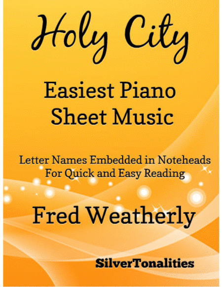 Free Sheet Music Holy City Easiest Piano Sheet Music