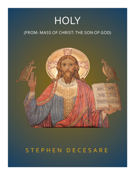 Holy From Mass Of Christ The Son Of God Sheet Music