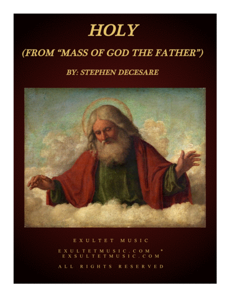 Holy From Mass Of God The Father Sheet Music