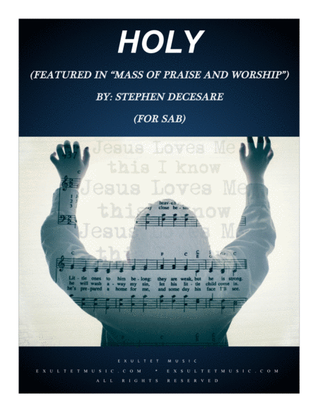 Holy From Mass Of Praise And Worship Sab Sheet Music