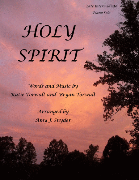 Holy Spirit Piano Solo Sheet Music