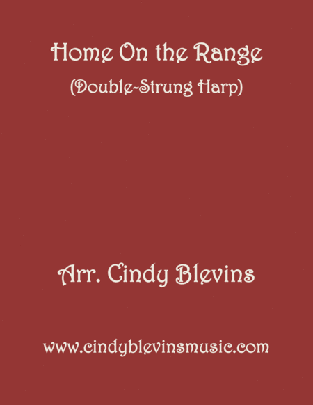 Home On The Range Arranged For Double Strung Harp From My Book 24 Folk Songs For Double Strung Harp Sheet Music