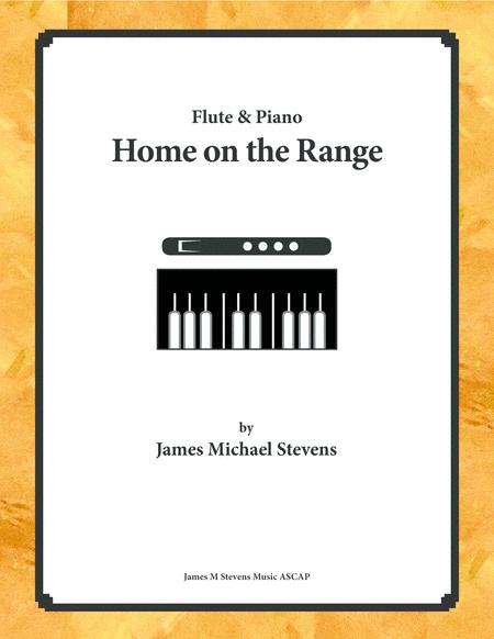 Free Sheet Music Home On The Range Flute Piano