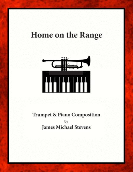 Home On The Range Trumpet Piano Sheet Music