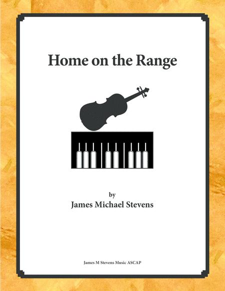 Home On The Range Violin Piano Sheet Music