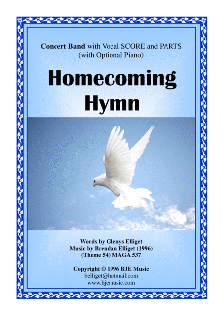 Homecoming Hymn Concert Band With Vocal Score And Parts Pdf Sheet Music