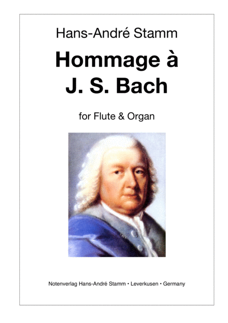 Free Sheet Music Hommage A Js Bach For Flute Organ