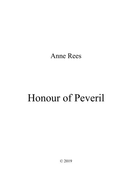 Free Sheet Music Honour Of Peveril