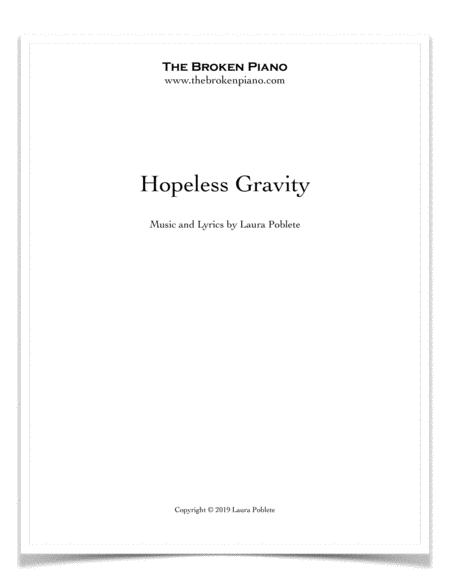 Free Sheet Music Hopeless Gravity