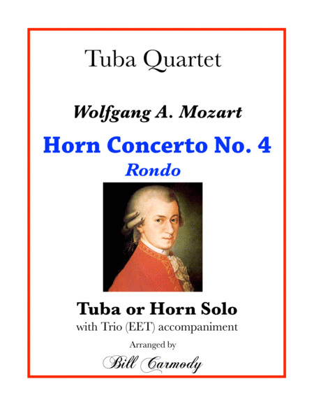 Free Sheet Music Horn Concerto No 4 Mvt 3