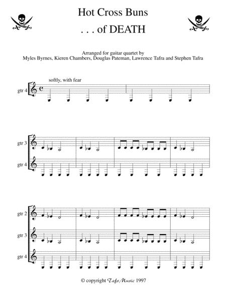 Hot Cross Buns Of Death Sheet Music