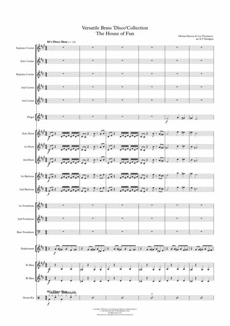 House Of Fun Brass Band Version Sheet Music