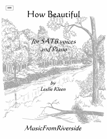 Free Sheet Music How Beautiful For Satb And Piano