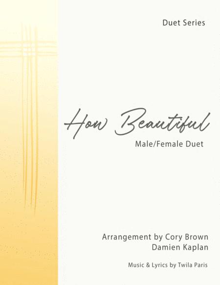 Free Sheet Music How Beautiful Male Female Duet