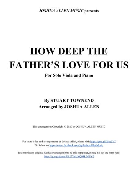 How Deep The Father Love For Us Sheet Music