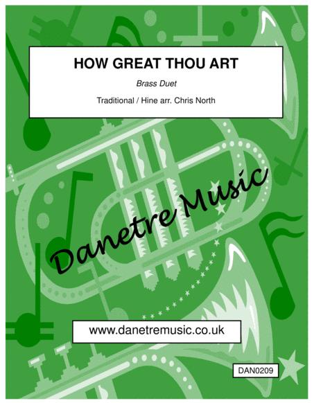 Free Sheet Music How Great Thou Art Brass Duet