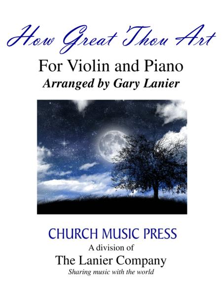 Free Sheet Music How Great Thou Art For Violin And Piano With Scorepart