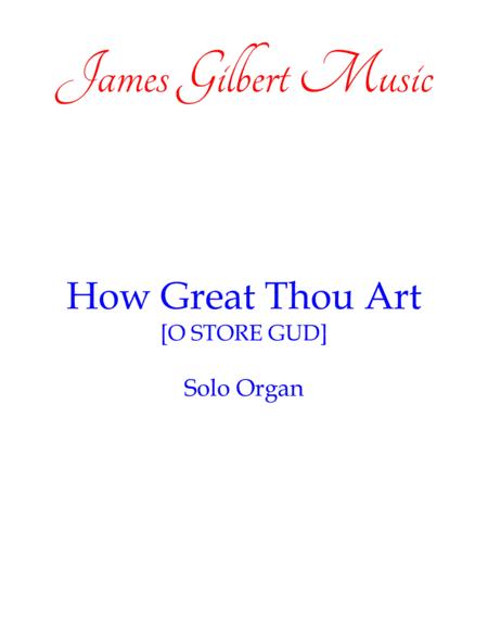 Free Sheet Music How Great Thou Art Or