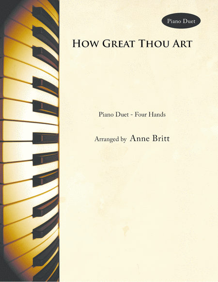 How Great Thou Art Piano Duet Sheet Music