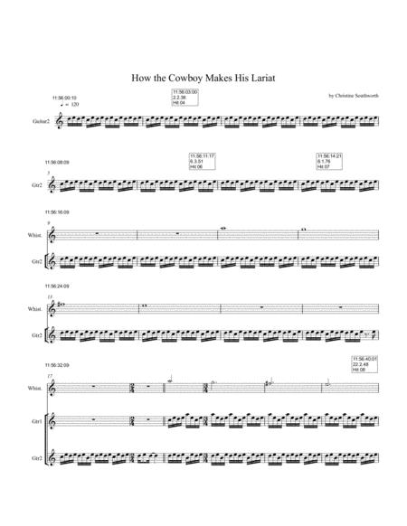 How The Cowboy Makes His Lariat Sheet Music