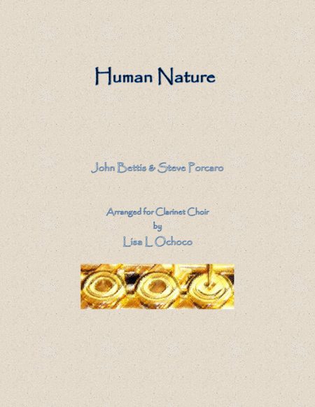 Free Sheet Music Human Nature For Clarinet Choir